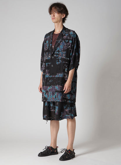 POTTERY PRINTED BUTTON OPENED JACKET