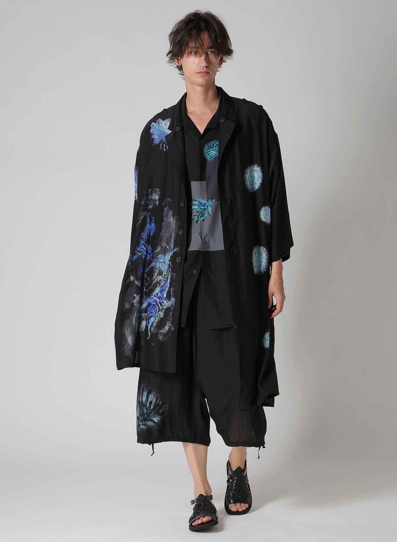ジャケット・アウター nwhth661 SEA CREATURE PRINTED JACKET – THE SHOP YOHJI YAMAMOTO