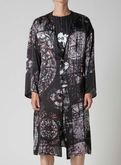 INK / LINING MESSAGE PRINTED GOWN