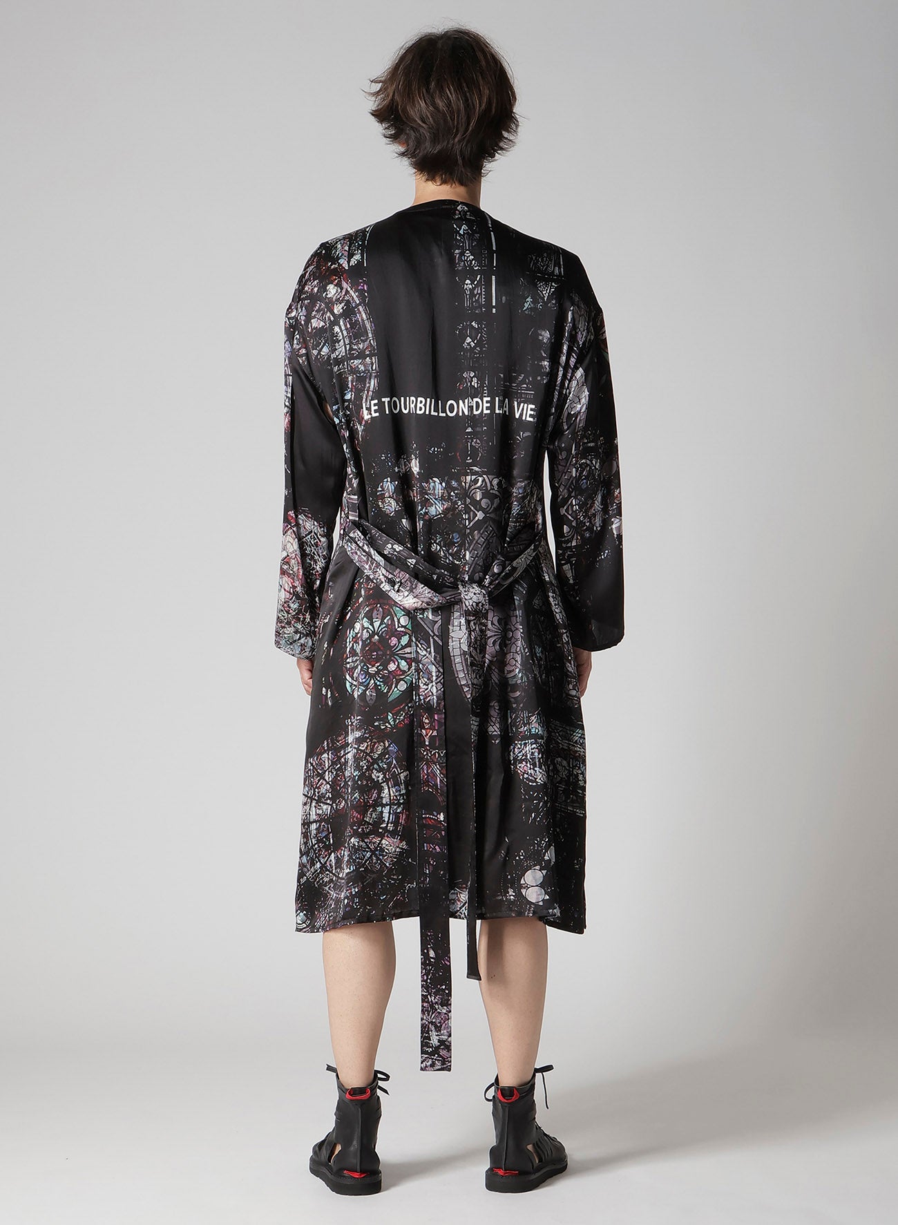 INK / LINING MESSAGE PRINTED GOWN