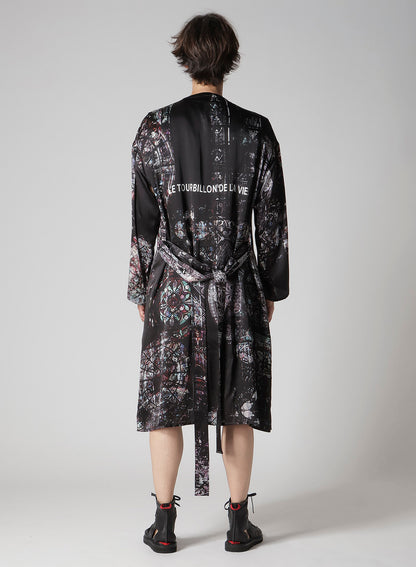 INK / LINING MESSAGE PRINTED GOWN