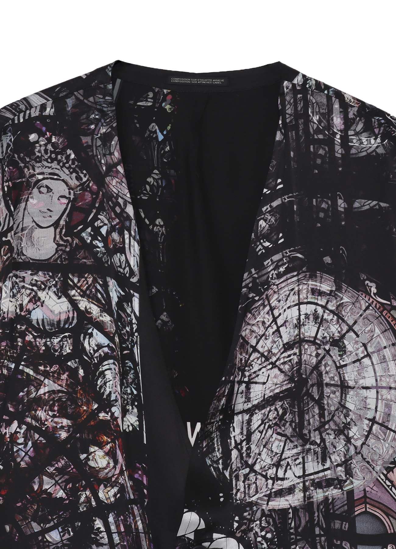 INK / LINING MESSAGE PRINTED GOWN