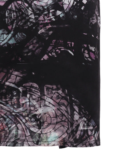 INK / LINING MESSAGE PRINTED GOWN