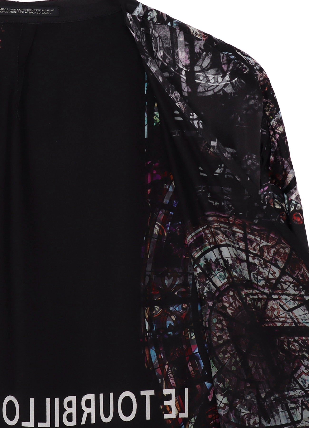 INK / LINING MESSAGE PRINTED GOWN