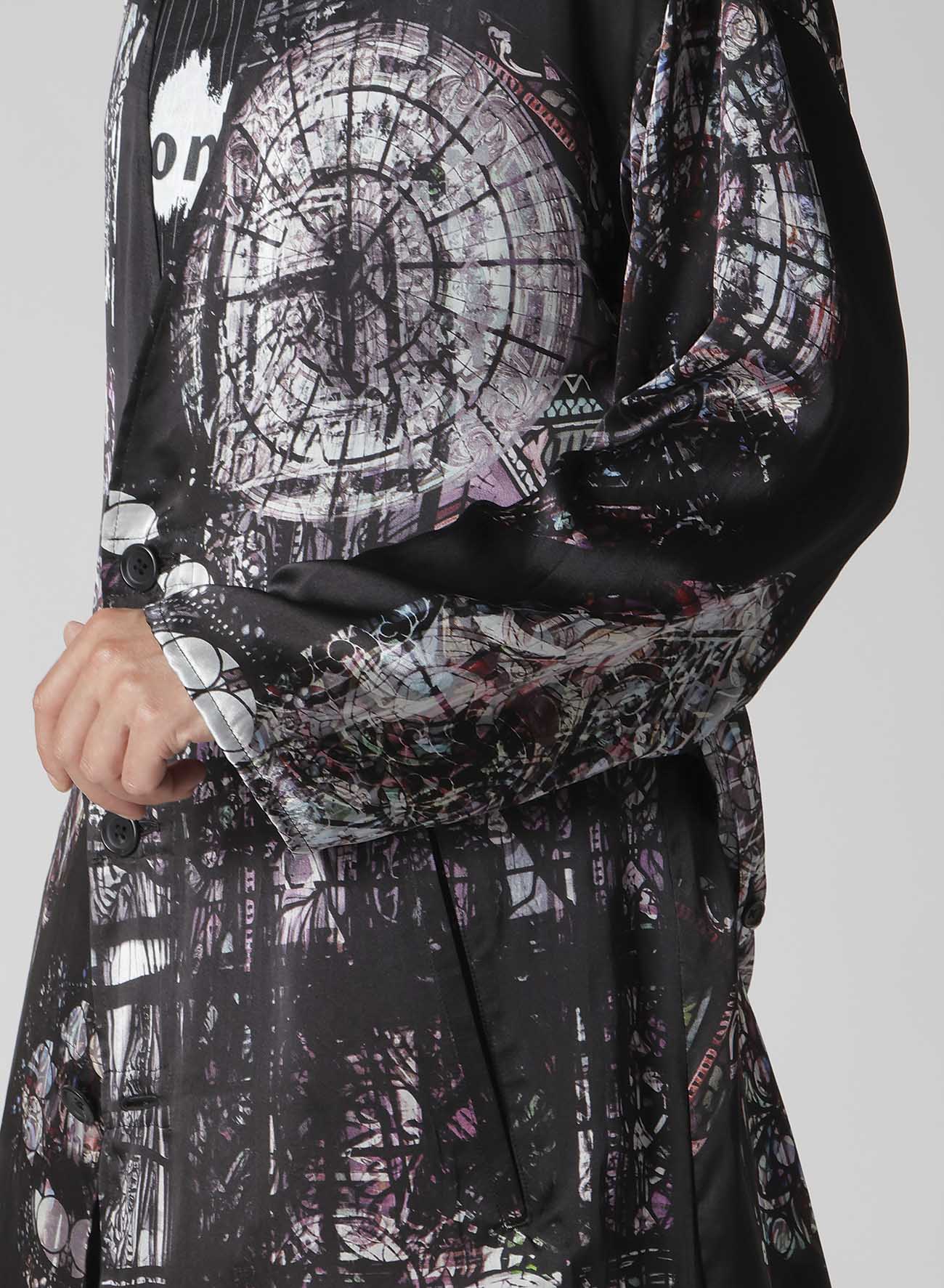 INK / LINING MESSAGE PRINTED GOWN