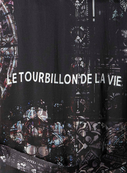 INK / LINING MESSAGE PRINTED GOWN