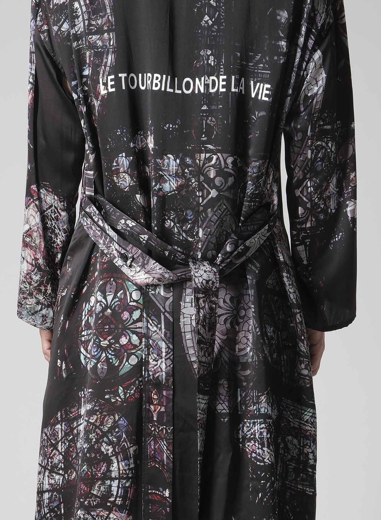 INK / LINING MESSAGE PRINTED GOWN