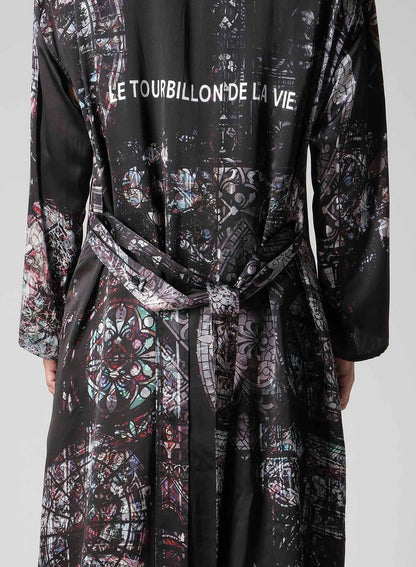 INK / LINING MESSAGE PRINTED GOWN