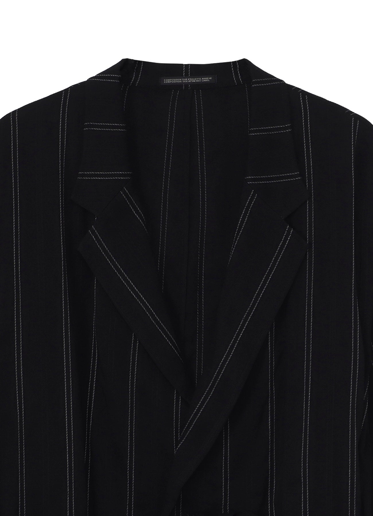 <PIECE UNIQUE/AOYAMA>C/RY STRIPE PATTERN GOWN