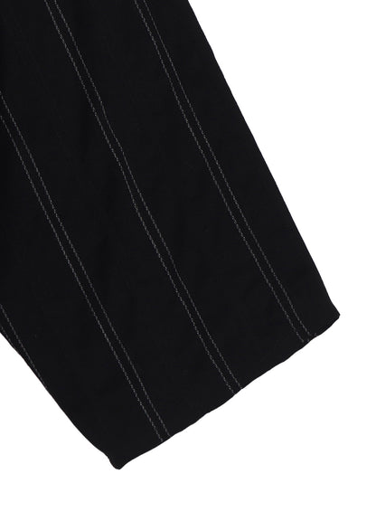 <PIECE UNIQUE/AOYAMA>C/RY STRIPE PATTERN GOWN