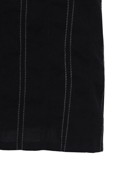 <PIECE UNIQUE/AOYAMA>C/RY STRIPE PATTERN GOWN