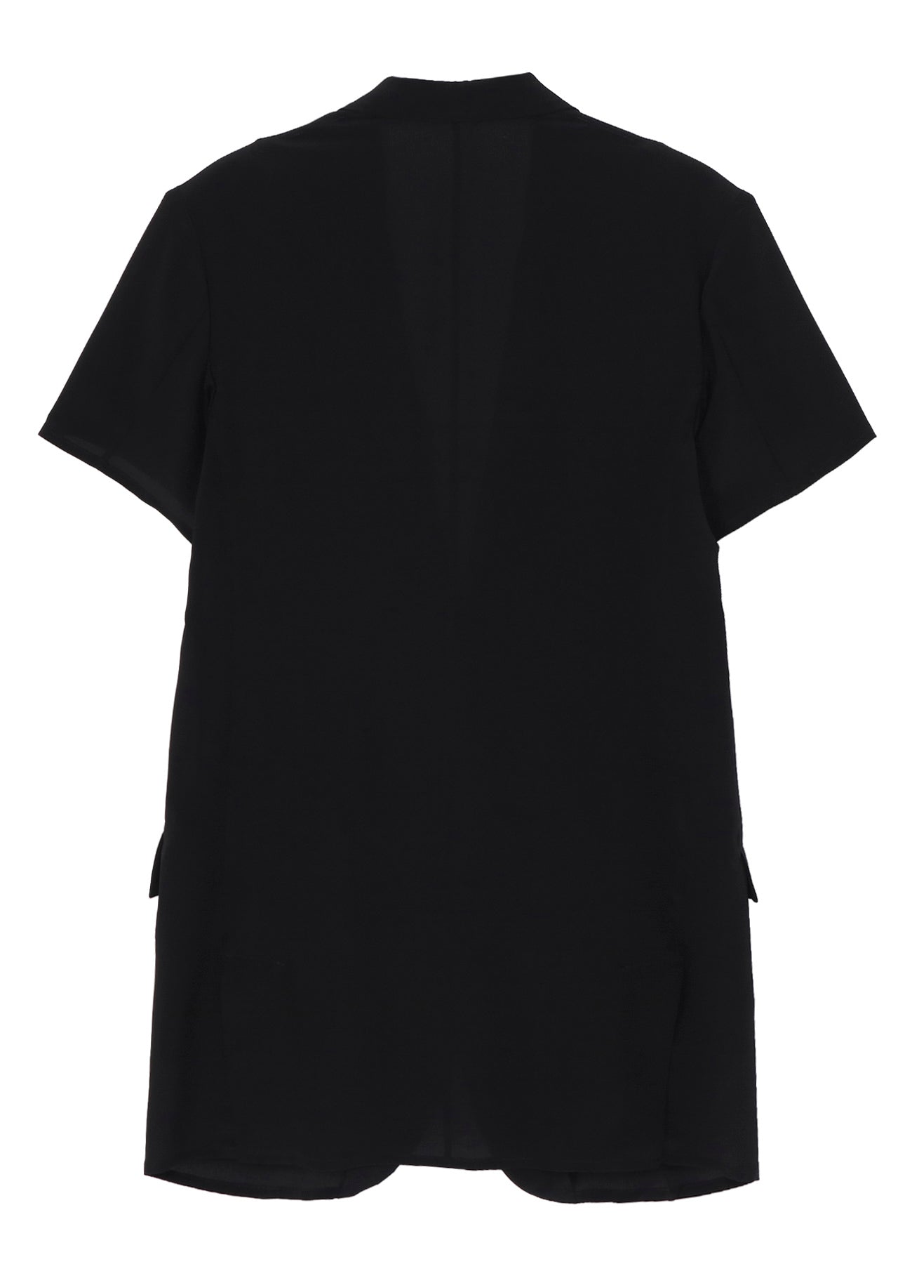 CREPE DE CHINE 2 BUTTONS SHORT SLEEVE JACKET