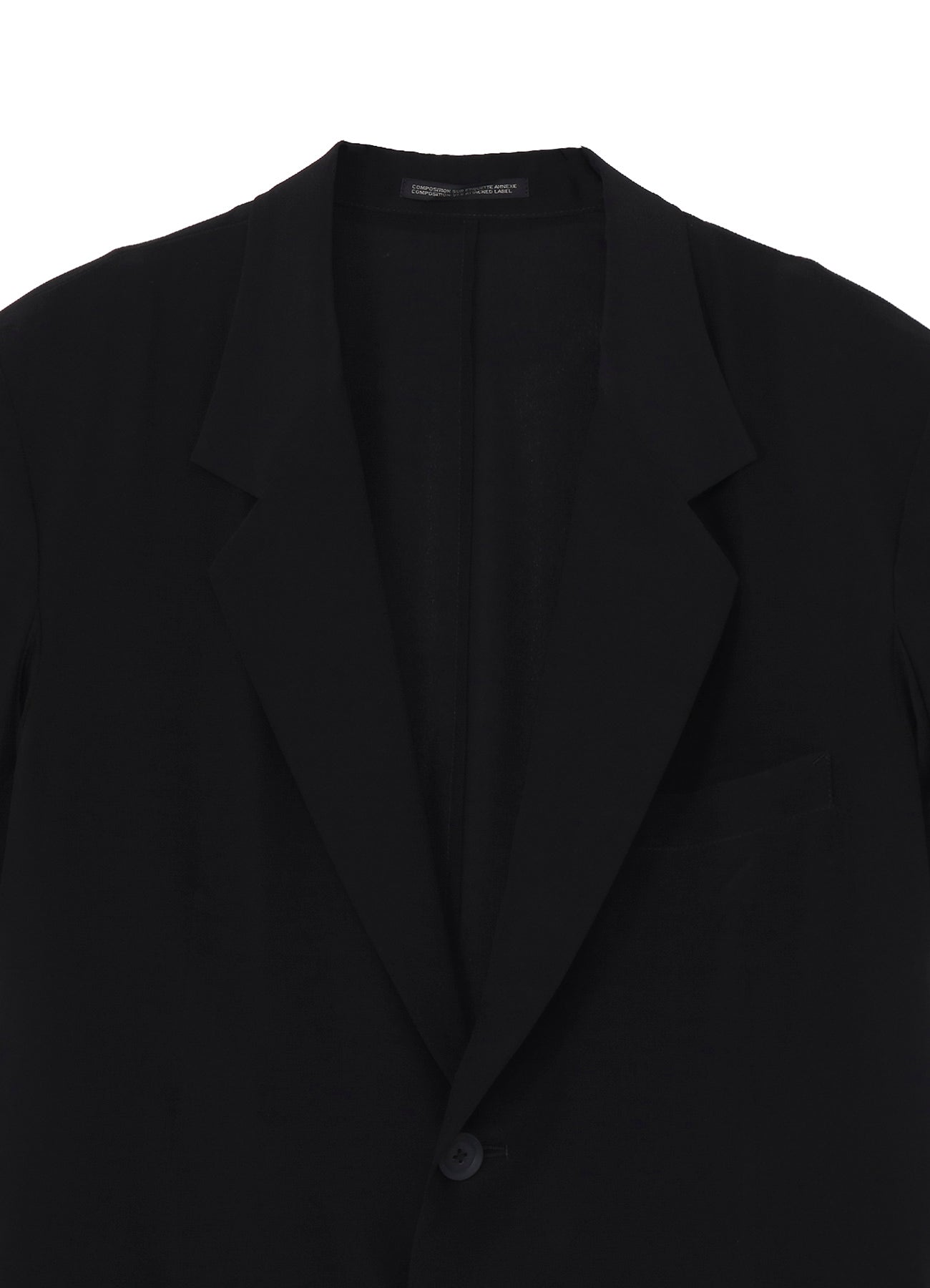 CREPE DE CHINE 2 BUTTONS SHORT SLEEVE JACKET