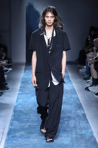CREPE DE CHINE 1 TUCK PANTS