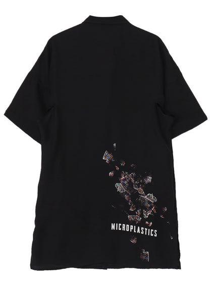 MICRO PRINTED DOLMAN JACKET