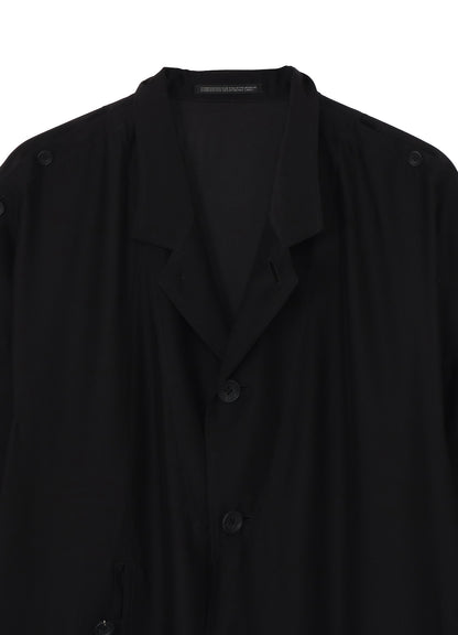 MICRO PRINTED DOLMAN JACKET