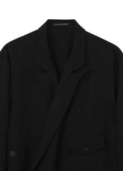 WOOL GABARDINE ETHNIC DRESS