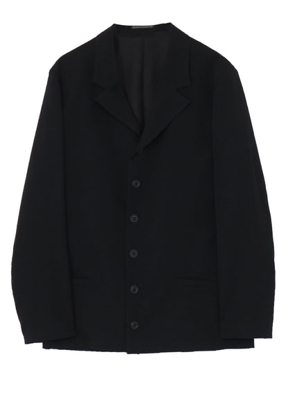 WOOL GABARDINE 6BUTTONS SINGLE JACKET