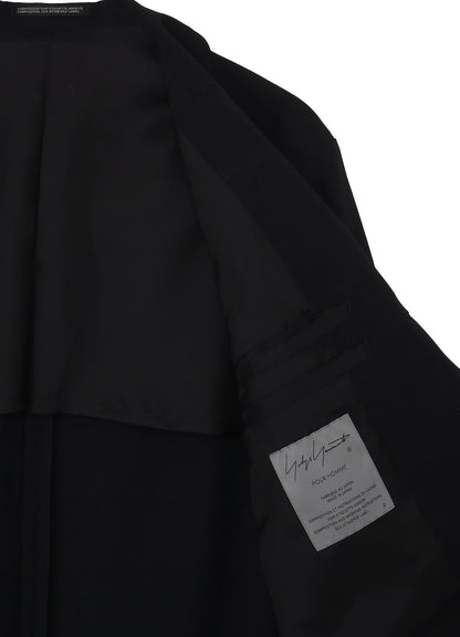 WOOL GABARDINE 6BUTTONS SINGLE JACKET