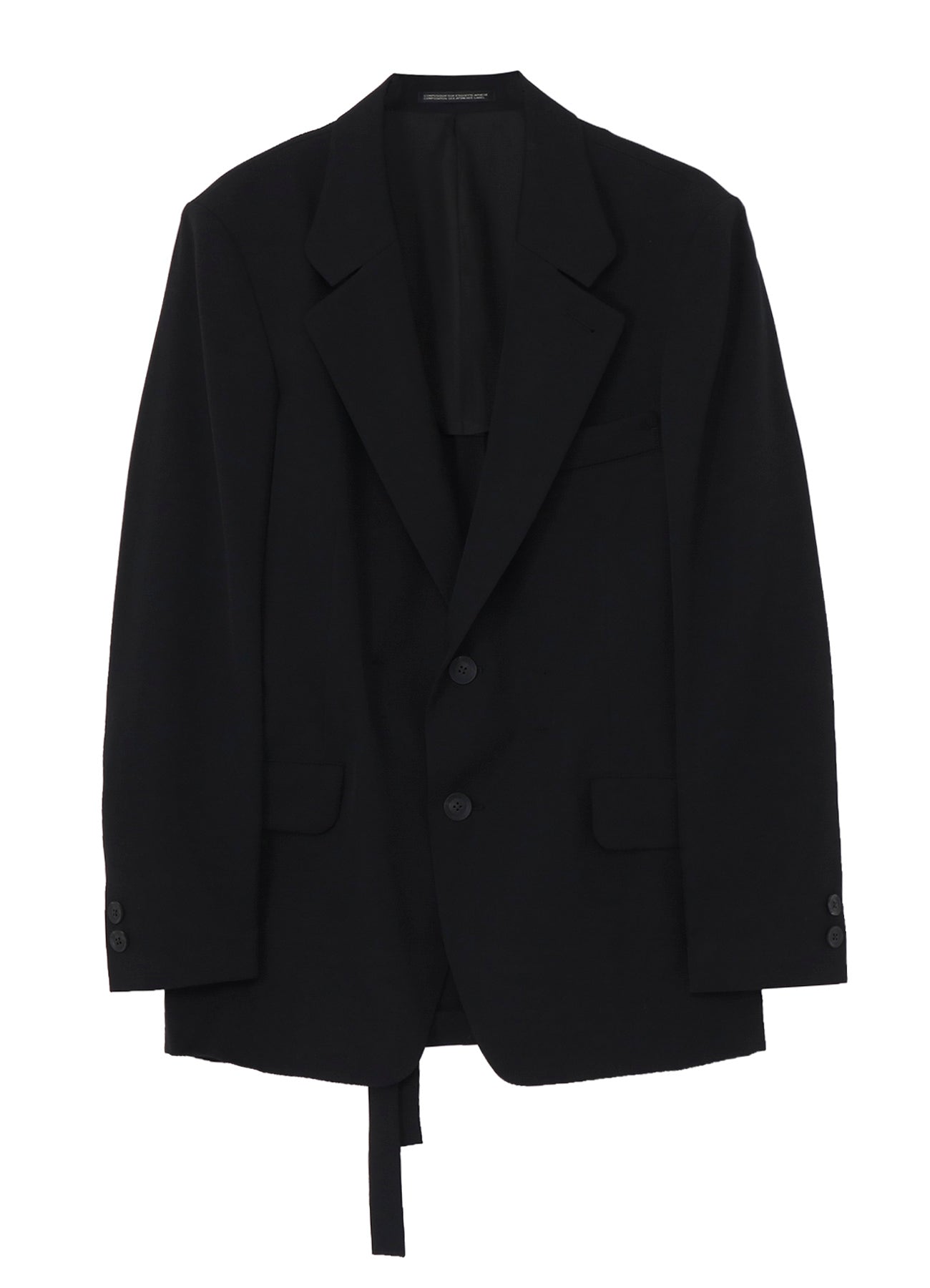 WOOL GABARDINE INNER BELT JACKET