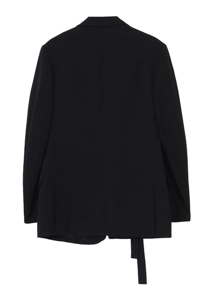 WOOL GABARDINE INNER BELT JACKET