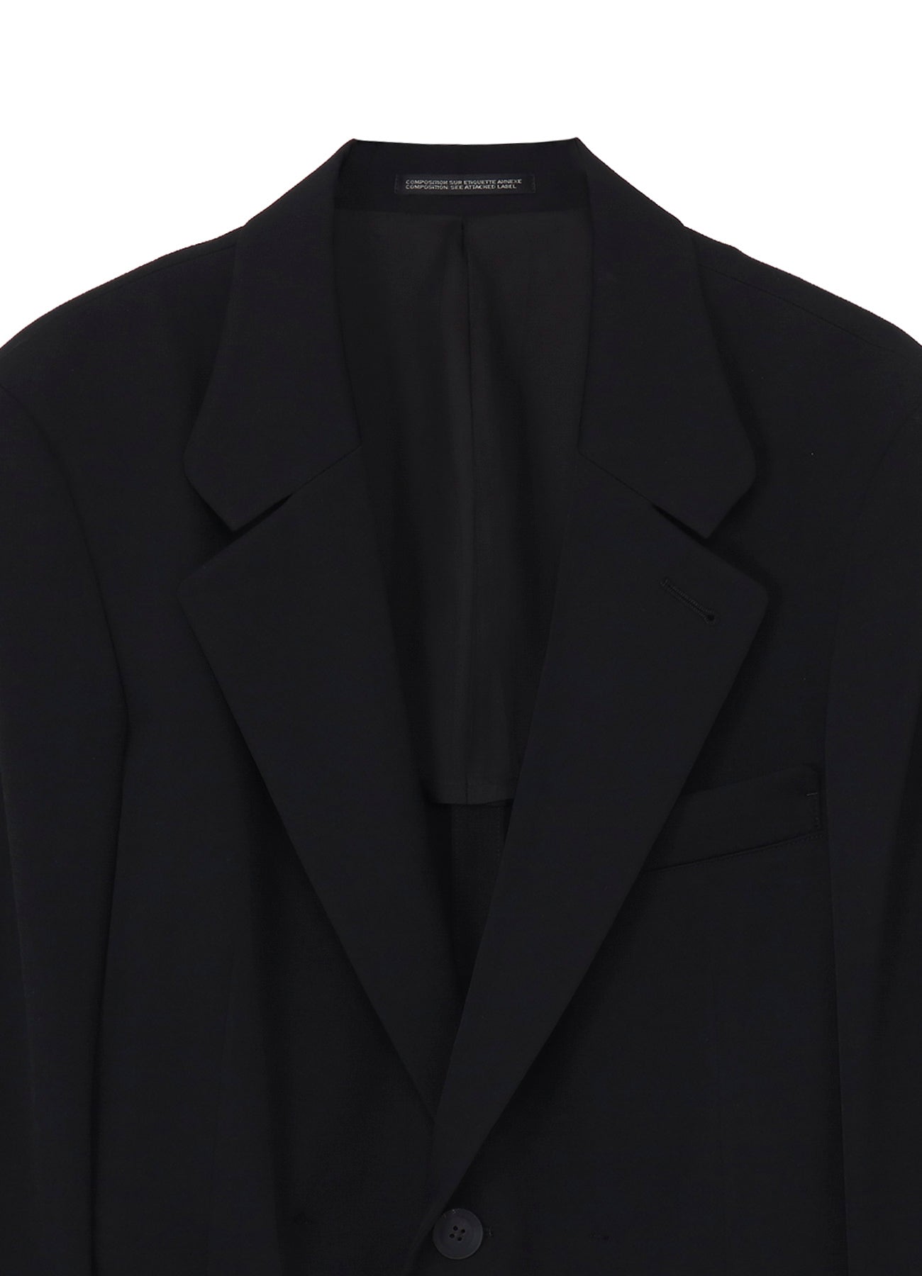 WOOL GABARDINE INNER BELT JACKET