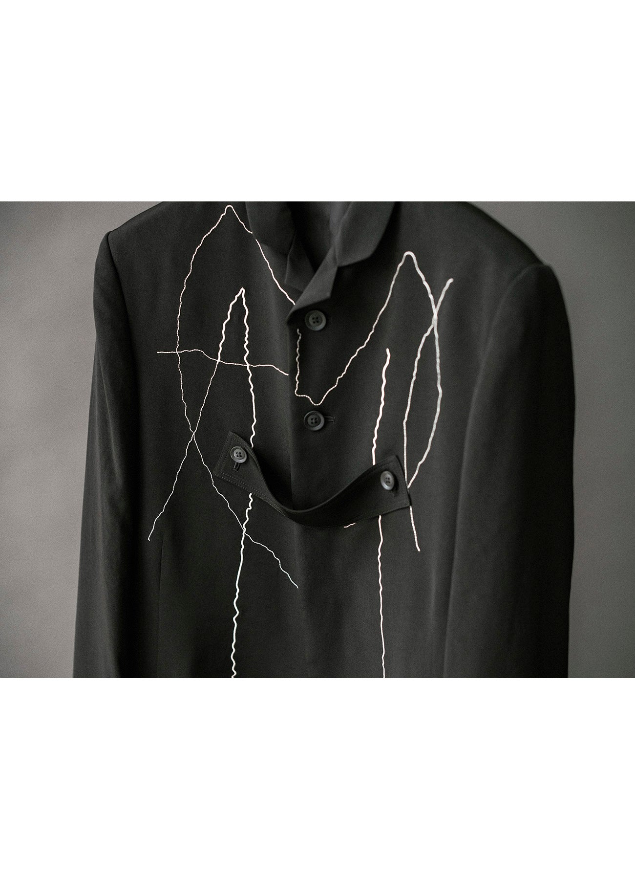 TA TUXEDO EMBROIDERED TAB JACKET – THE SHOP YOHJI YAMAMOTO