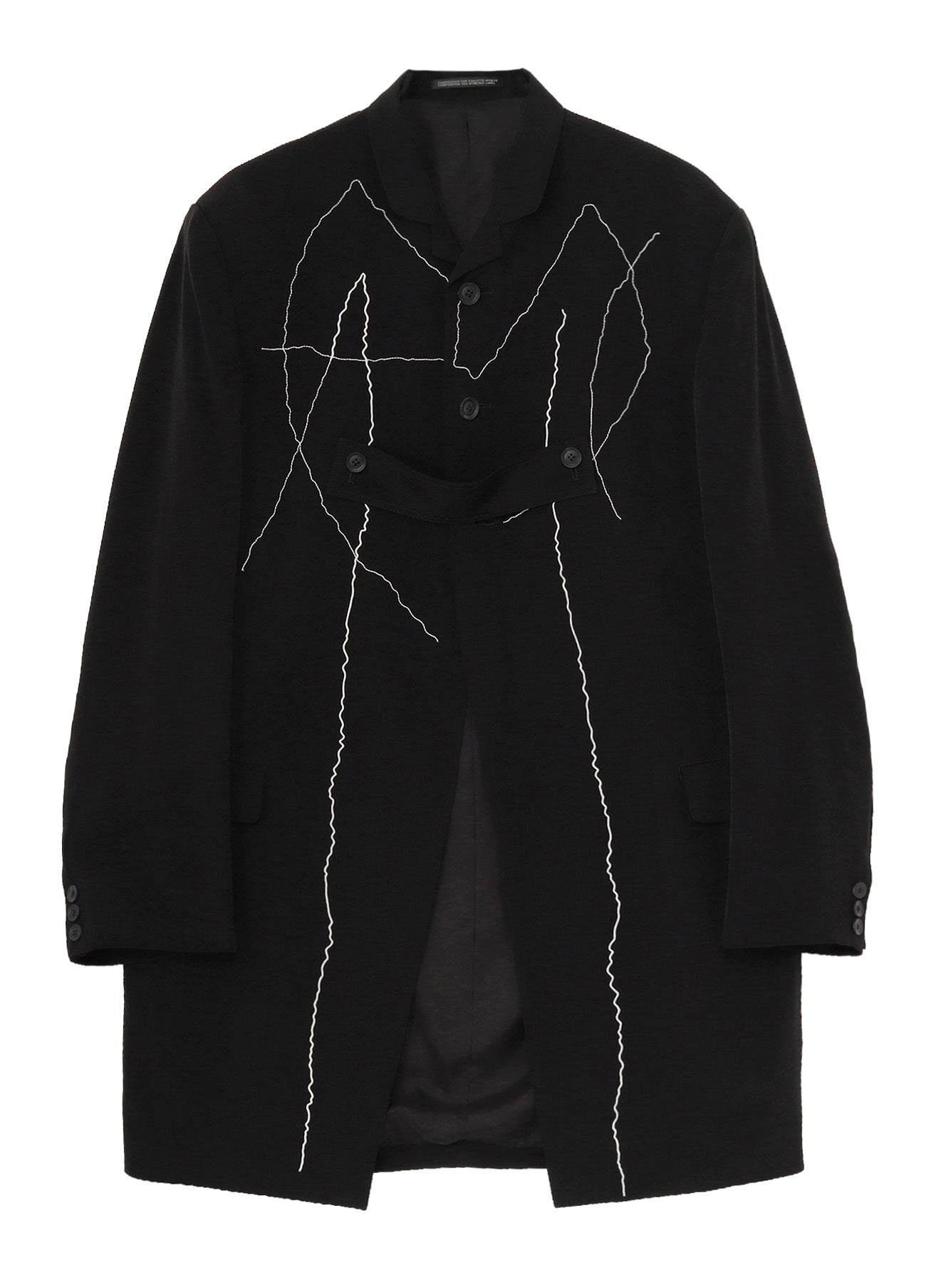 TA TUXEDO EMBROIDERED TAB JACKET