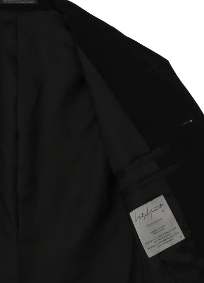 TA TUXEDO EMBROIDERED TAB JACKET