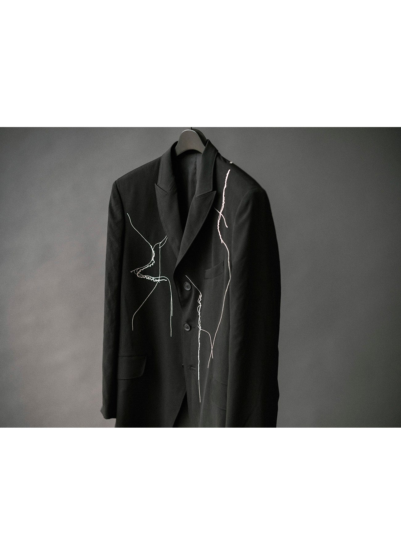 TA TUXEDO EMBROIDERED 3 BUTTONS JACKET – THE SHOP YOHJI YAMAMOTO