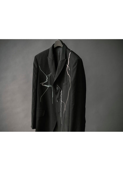 TA TUXEDO EMBROIDERED 3 BUTTONS JACKET