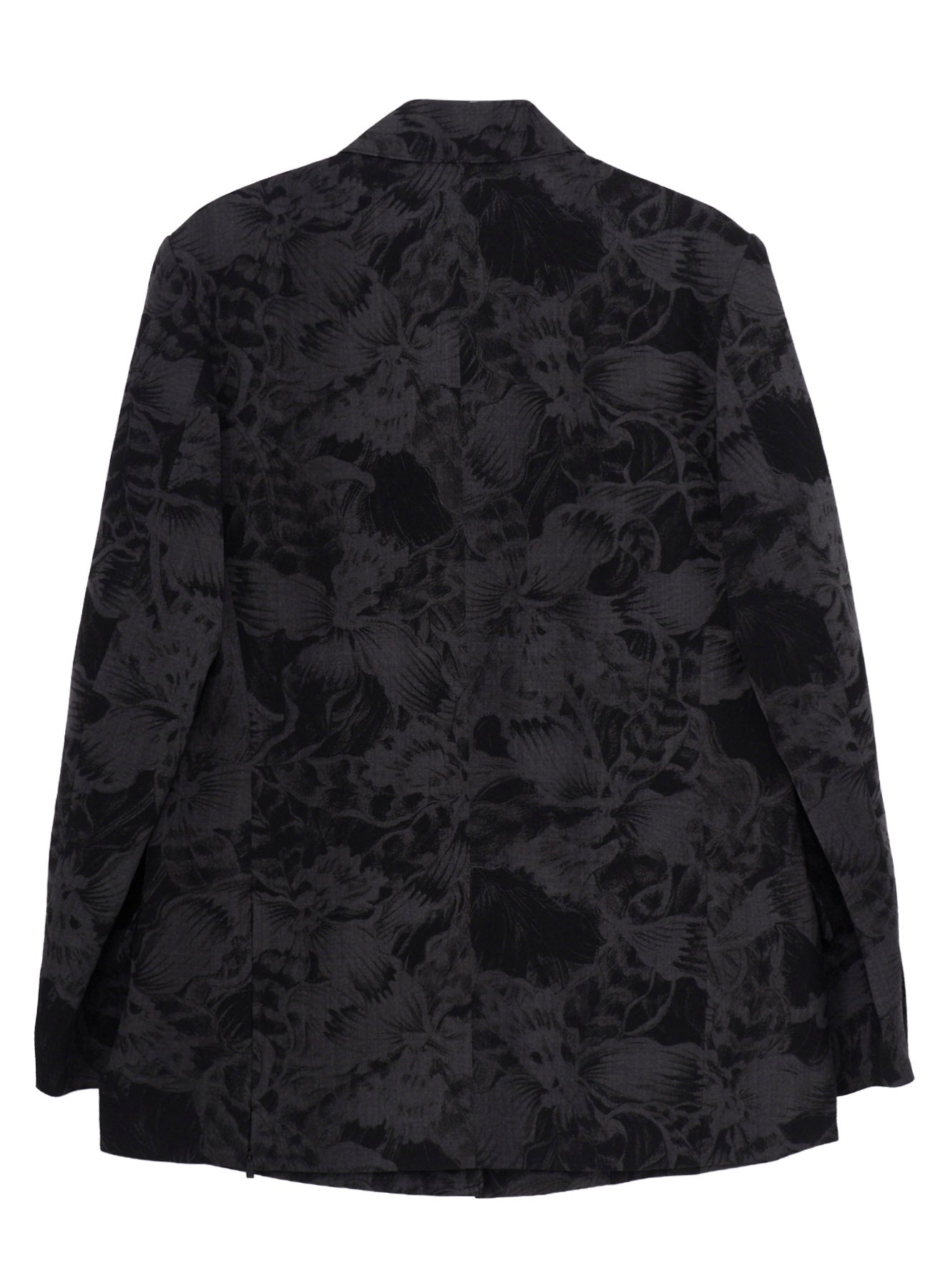 WOOL GABARDINE FLORAL DISCHARGE-DYED 5BS JACKET