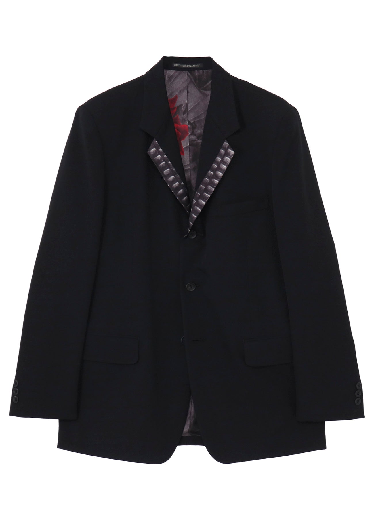 BROTHER WOOL GABARDINE JACKET COBRA x BAT – THE SHOP YOHJI YAMAMOTO