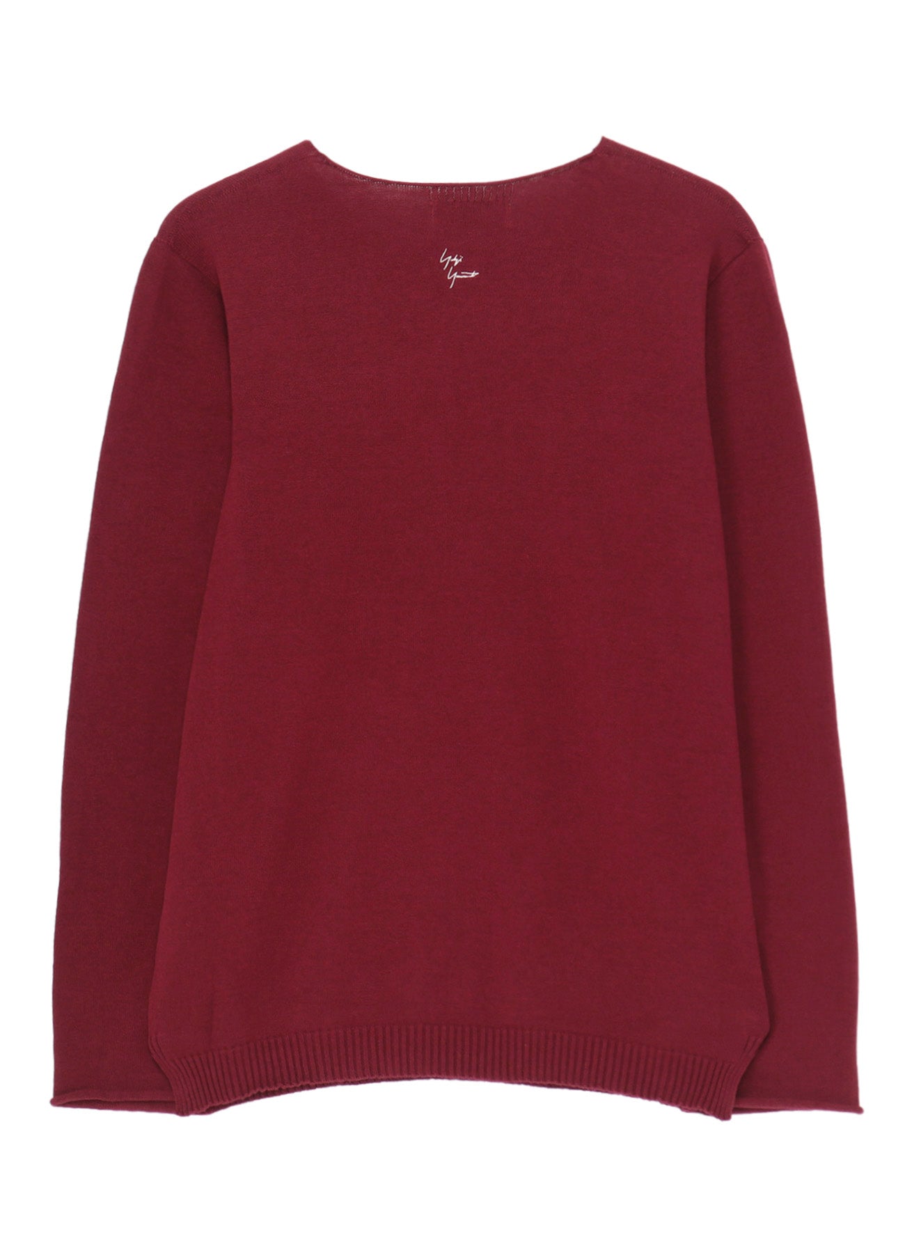 COTTON CASHMERE ROUND NECK PO KNIT