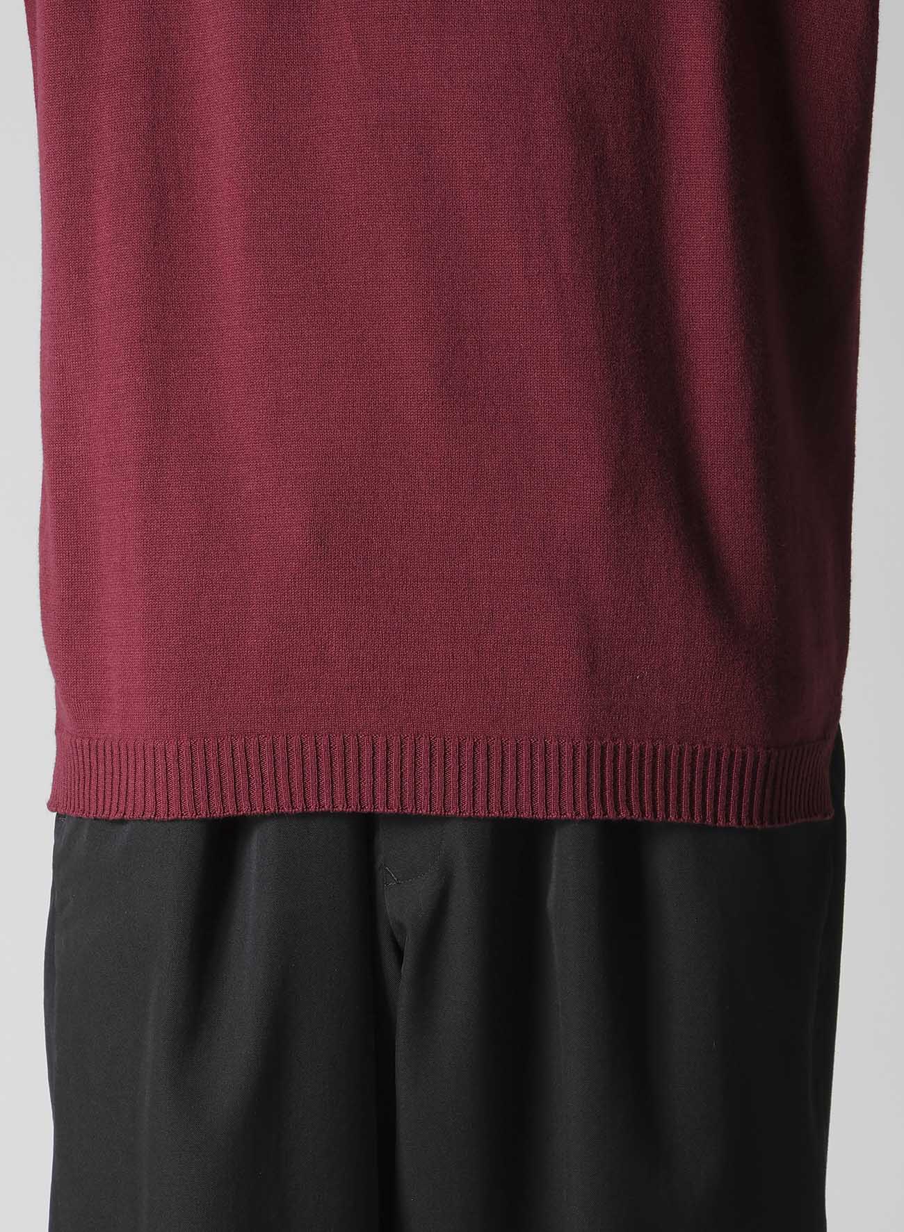 COTTON CASHMERE ROUND NECK PO KNIT