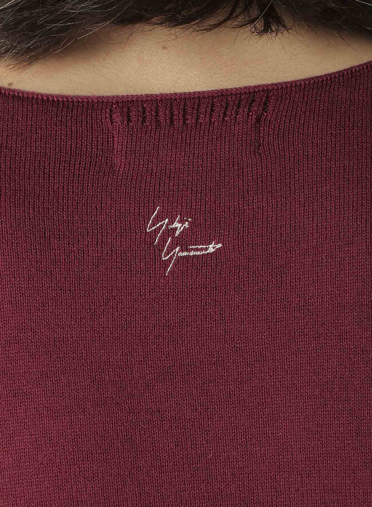 COTTON CASHMERE ROUND NECK PO KNIT