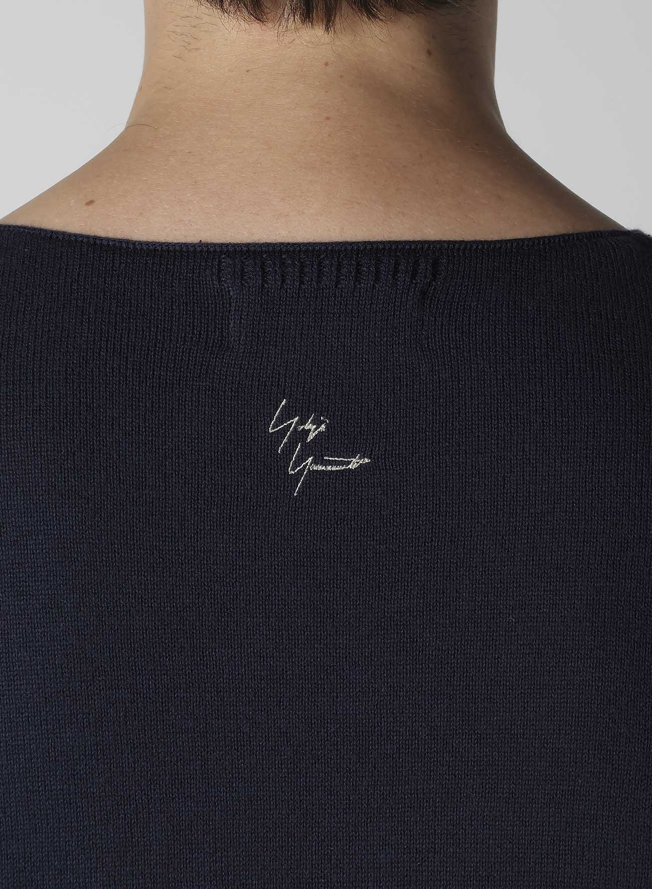 COTTON CASHMERE ROUND NECK PO KNIT