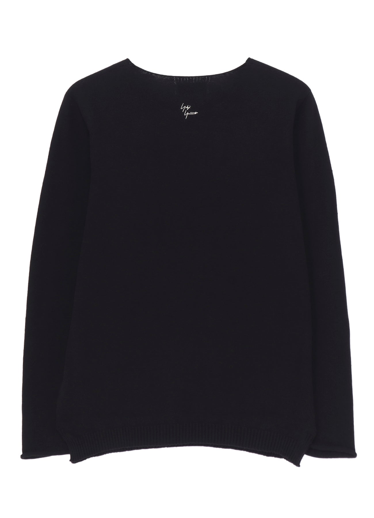 COTTON CASHMERE ROUND NECK PO KNIT