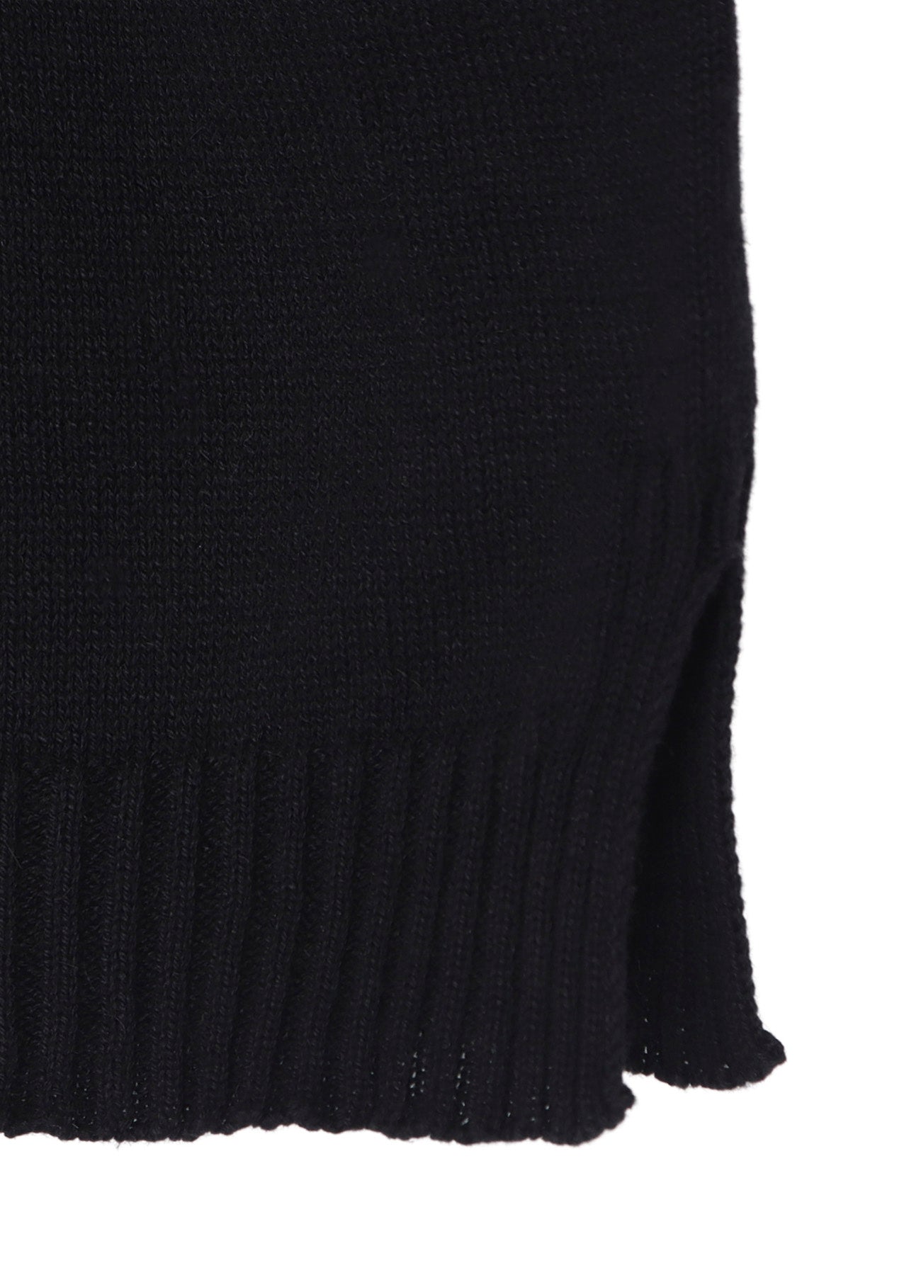 COTTON CASHMERE ROUND NECK PO KNIT