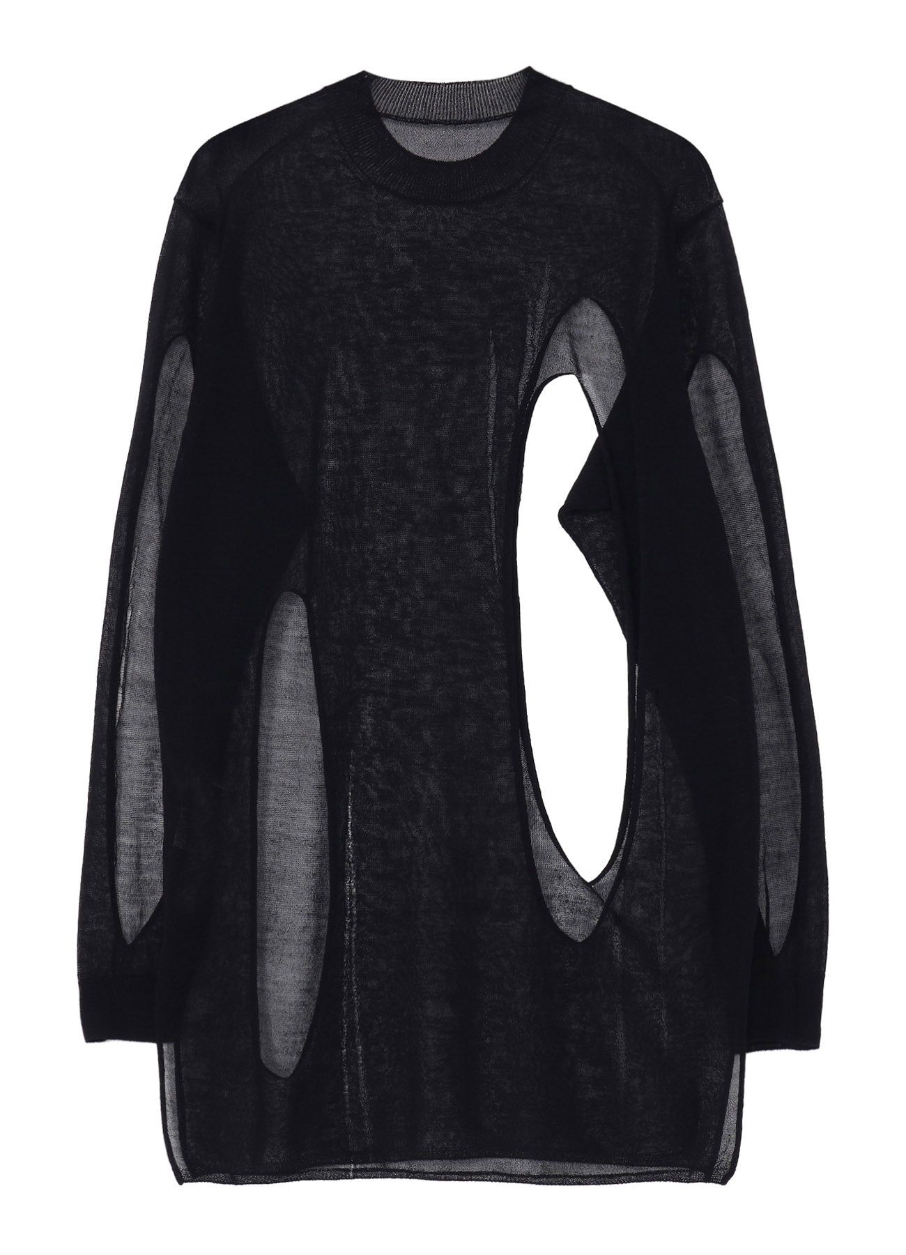 12G 1PLY PS+OPENWORK+HOLE ROUND NECK DAMAGED PO