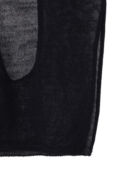 12G 1PLY PS+OPENWORK+HOLE ROUND NECK DAMAGED PO