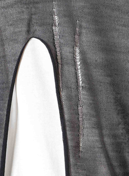 12G 1PLY PS+OPENWORK+HOLE ROUND NECK DAMAGED PO