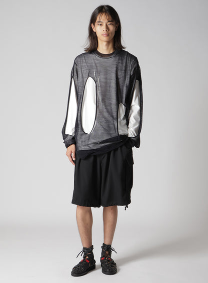 12G 1PLY PS+OPENWORK+HOLE ROUND NECK DAMAGED PO