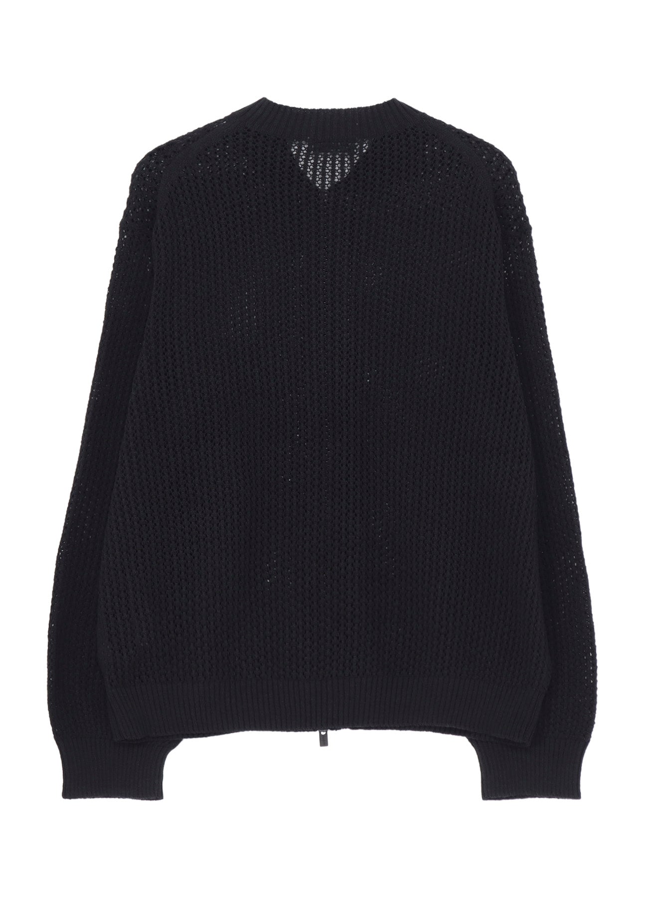 7G 1PLY OPENWORK ZIP BLOUSON