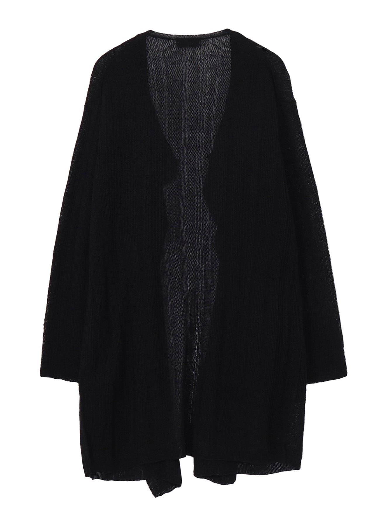 10G 1PLY DROP NEEDLE HALF CD CARDIGAN
