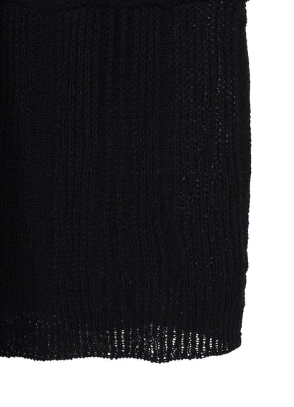 10G 1PLY DROP NEEDLE HALF CD CARDIGAN
