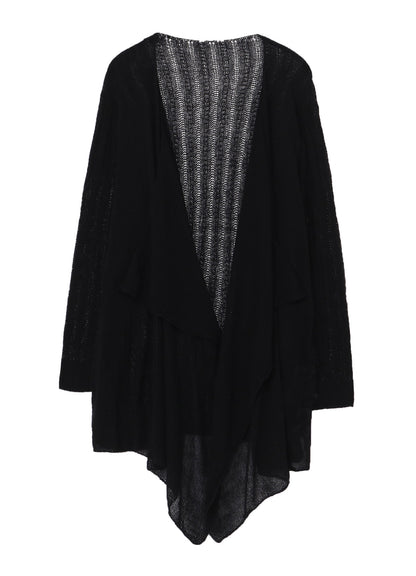 PS+POST STITCH DRAPE DETAIL CARDIGAN