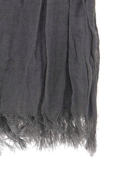 C/PLAIN WEAVE GATHER DETAIL STOLE