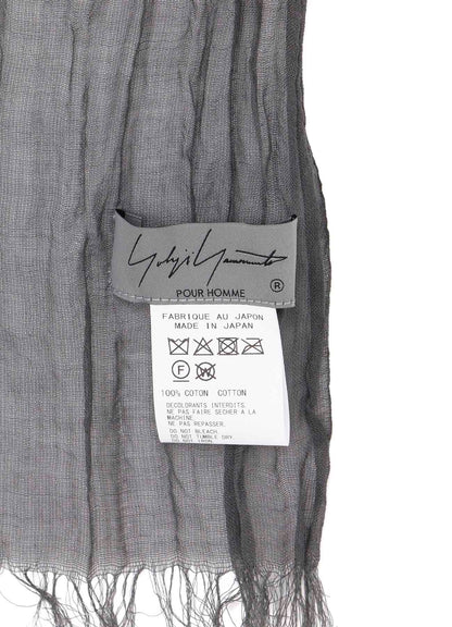 C/PLAIN WEAVE GATHER DETAIL STOLE