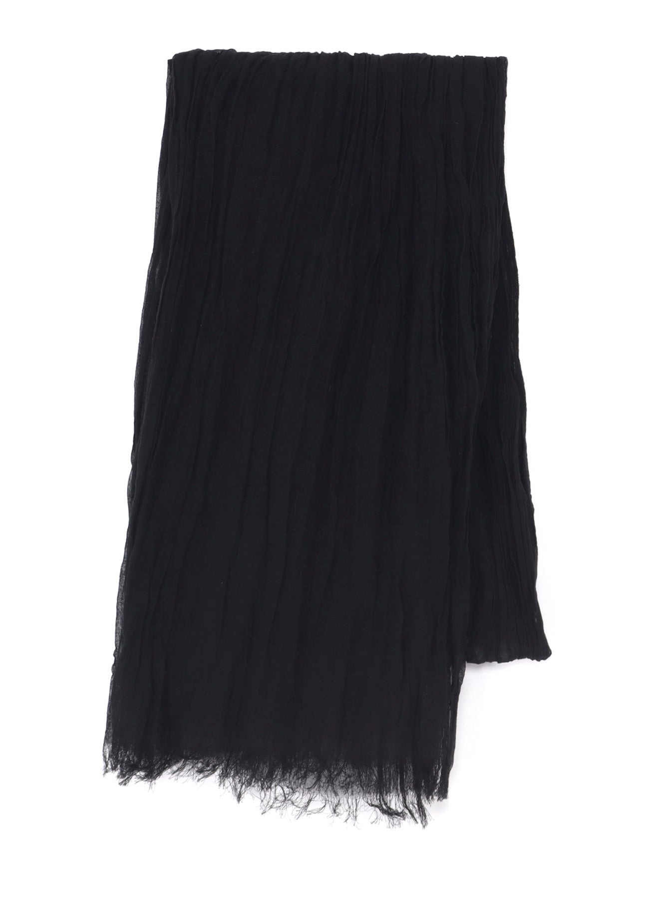 C/PLAIN WEAVE GATHER DETAIL STOLE